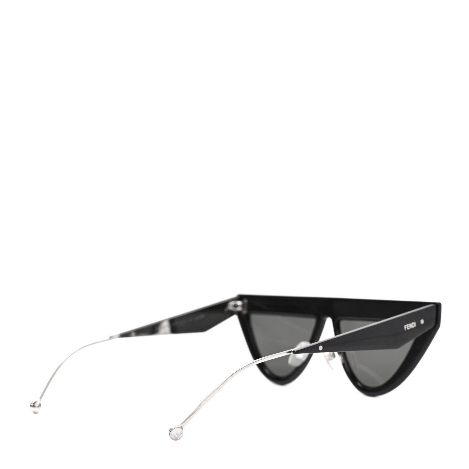 Fendi Acetate Metal Defender Sunglasses FF 0371/S Black 4 of 6
