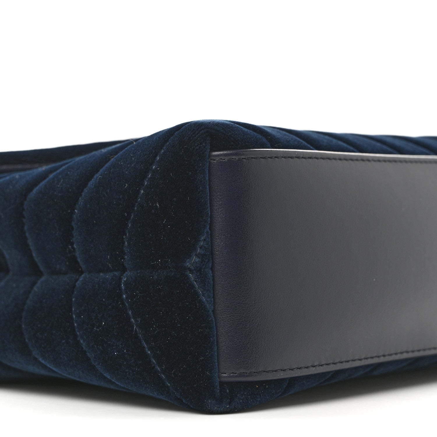 Saint Laurent Velvet Y Quilted Monogram Small Loulou Chain Satchel Medium Blue 9 of 15