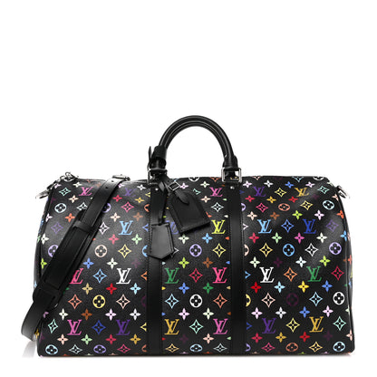 Louis Vuitton LV X TM Monogram Multicolor Keepall Bandouliere 50 Black 1 of 8