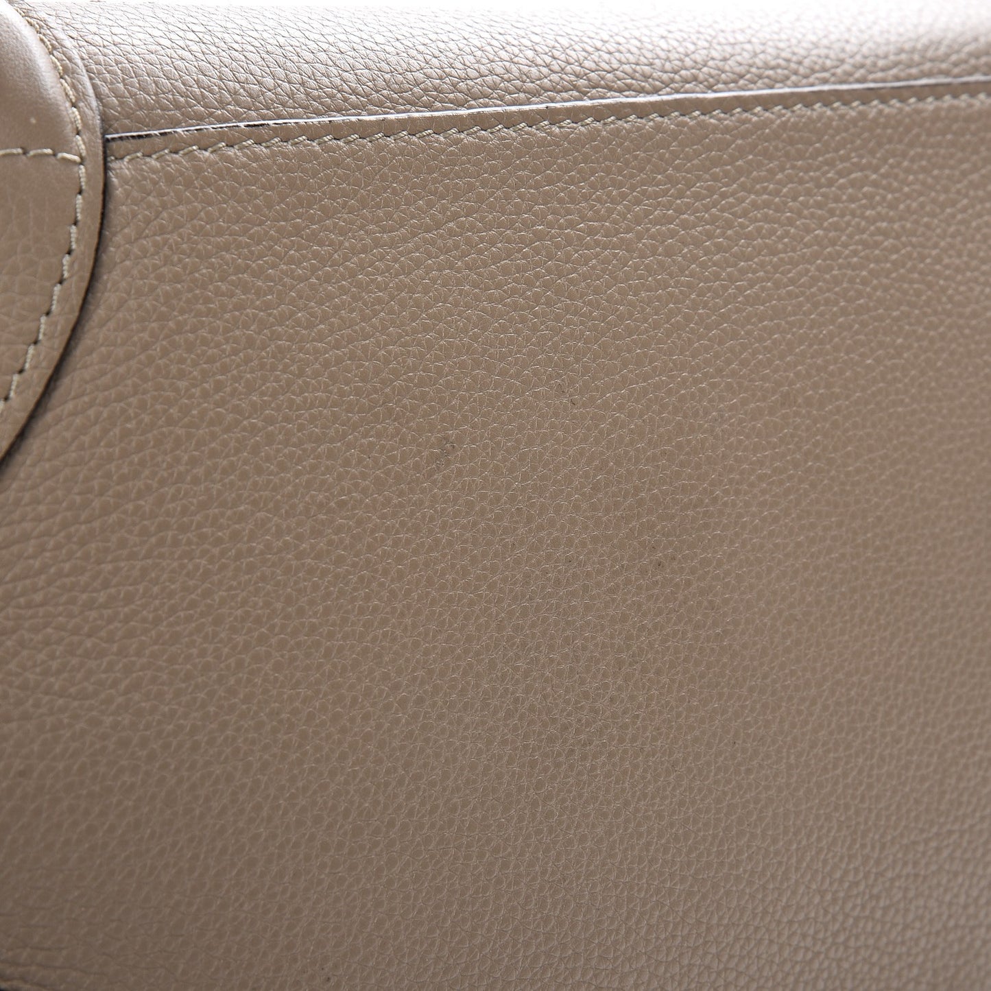 Drummed Calfskin Mini Luggage Dune
