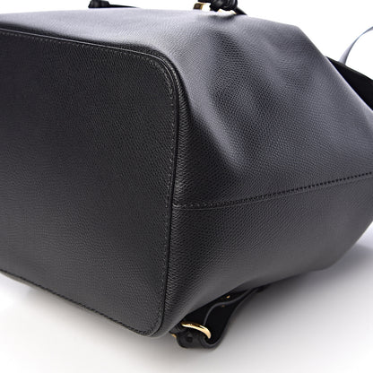 Fendi Vitello Cruise F is Fendi Drawstring Backpack Black 9 of 10