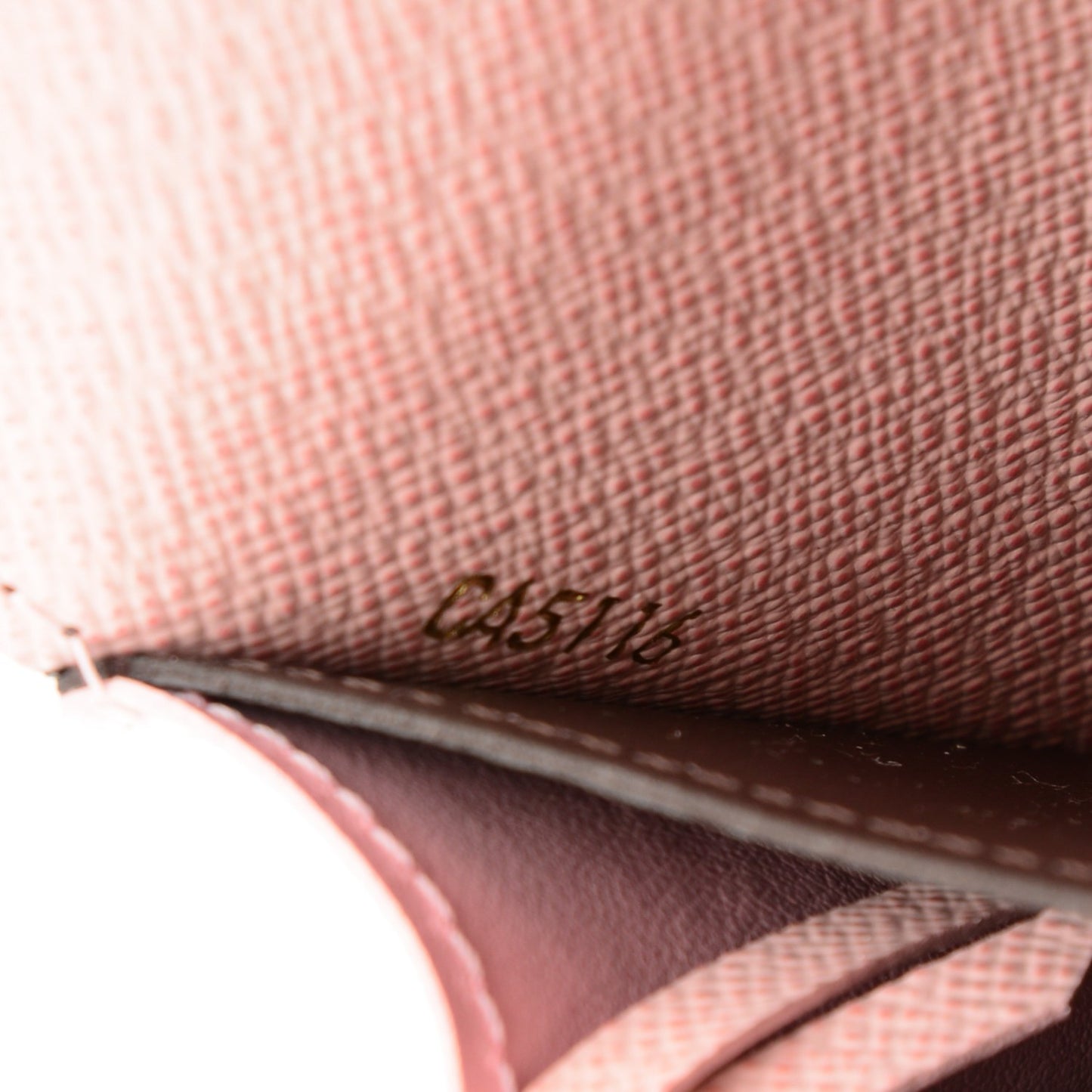 Monogram Emilie Wallet Rose Ballerine
