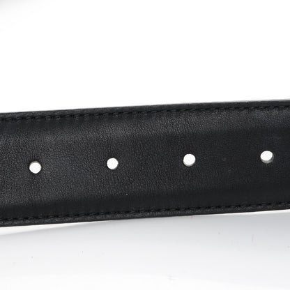 Gucci Calfskin Interlocking G 37mm Belt 85 34 Black 9 of 10
