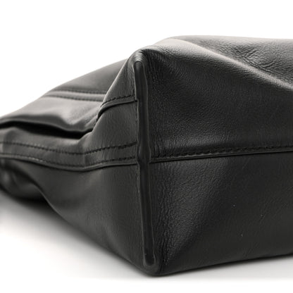 Loewe Shiny Calfskin Medium Panta Flamenco Clutch Black 9 of 13
