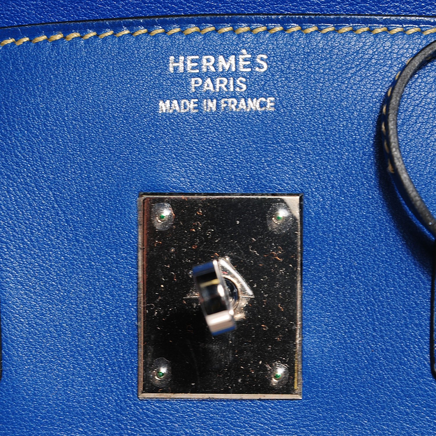 Hermes Swift Vibrato Birkin 35 Bleu Roi 7 of 25