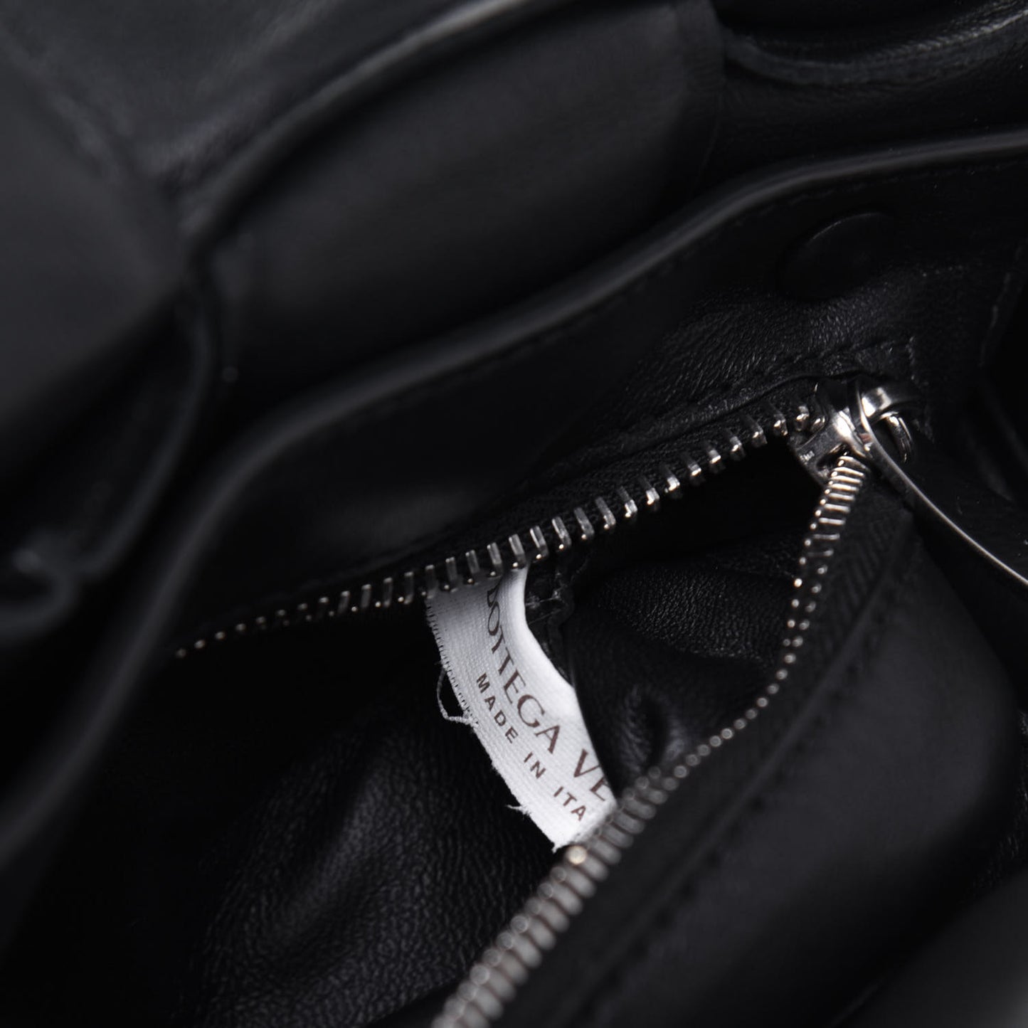 Lambskin Maxi Intreccio Padded Chain Cassette Crossbody Bag Black