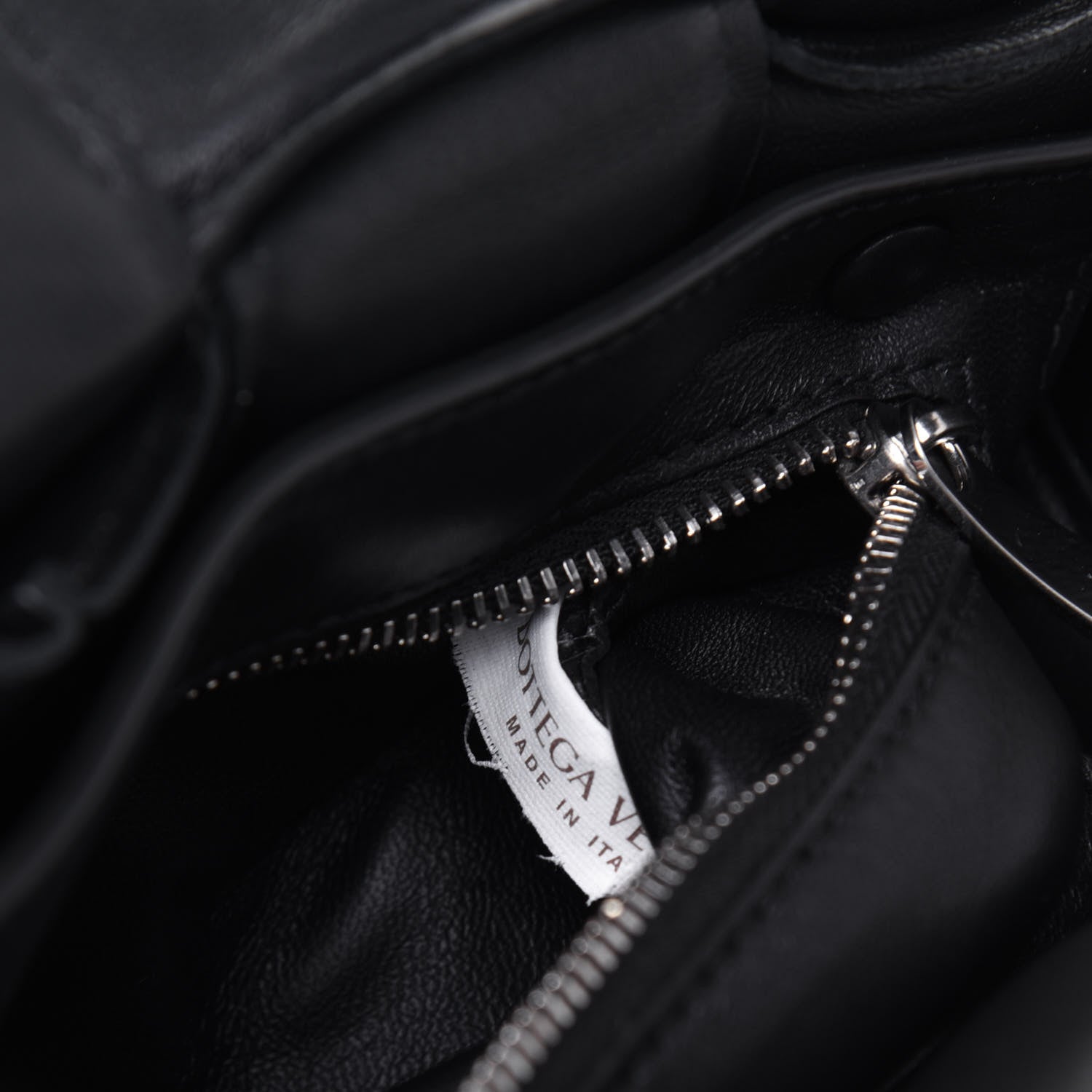 Bottega Veneta Lambskin Maxi Intreccio Padded Chain Cassette Crossbody Bag Black 8 of 14