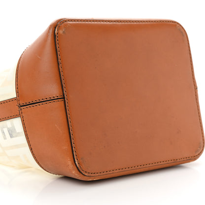 Fendi TPU FF Vitello Aura F is Fendi Grande Mon Tresor Bucket Bag White Cuoio 9 of 21