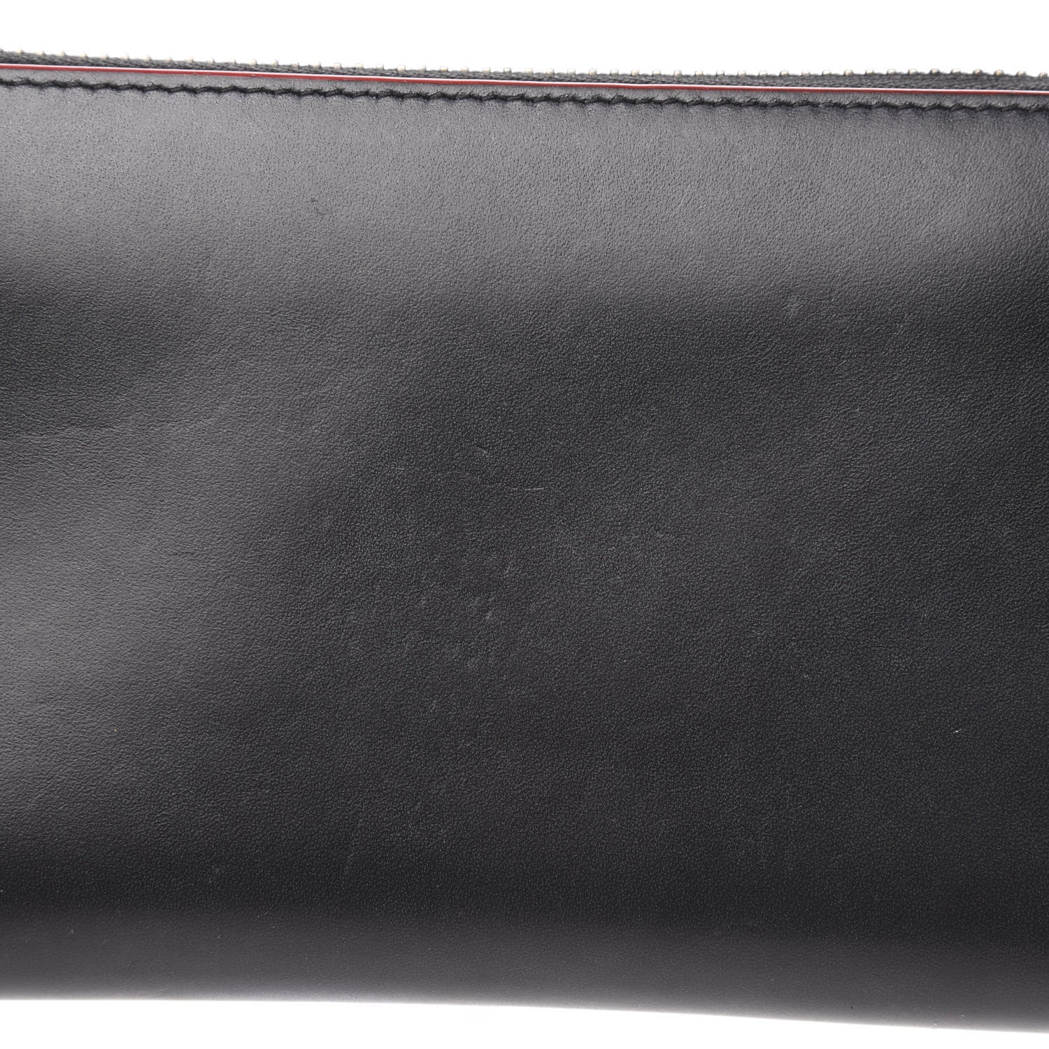 Christian Louboutin Calfskin Panettone Zip Around Wallet Black 8 of 12