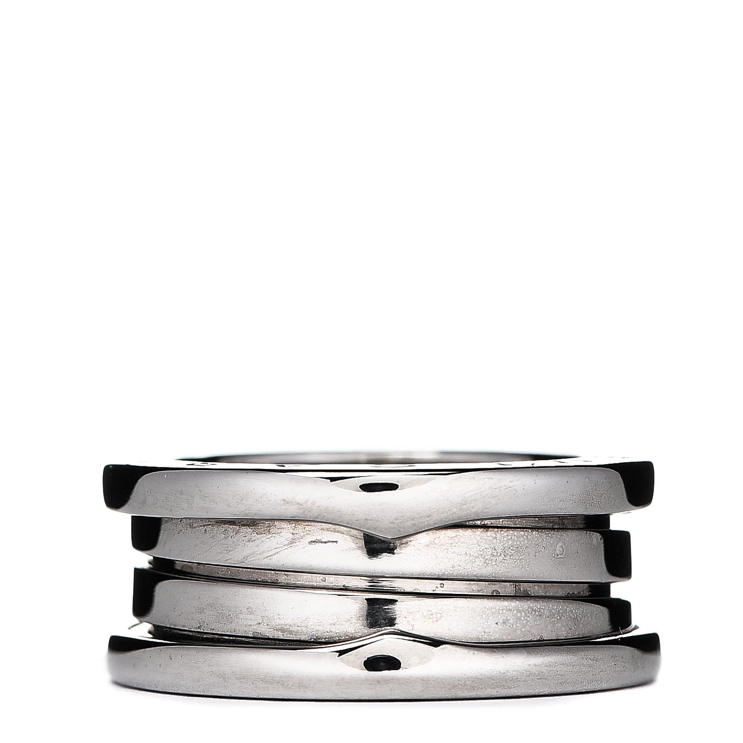 18K White Gold B.Zero1 Three-Band Ring 50 5.25