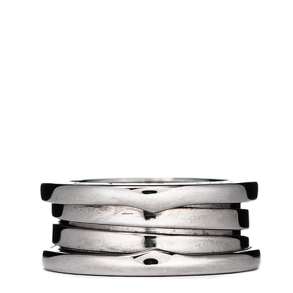 Bulgari 18K White Gold B.Zero1 Three-Band Ring 50 5.25 1 of 4