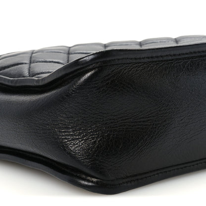 Chanel Aged Calfskin Quilted Large Working Vibe Camera Case Black 9 of 10