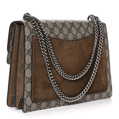 Gucci GG Supreme Monogram Medium Dionysus Shoulder Bag Taupe 3 of 12