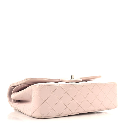 Chanel Lambskin Quilted Medium Double Flap Light Pink 4 of 13