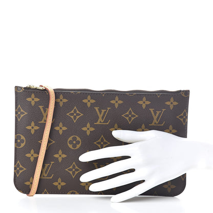 Louis Vuitton Monogram Neverfull MM GM Pochette 2 of 6