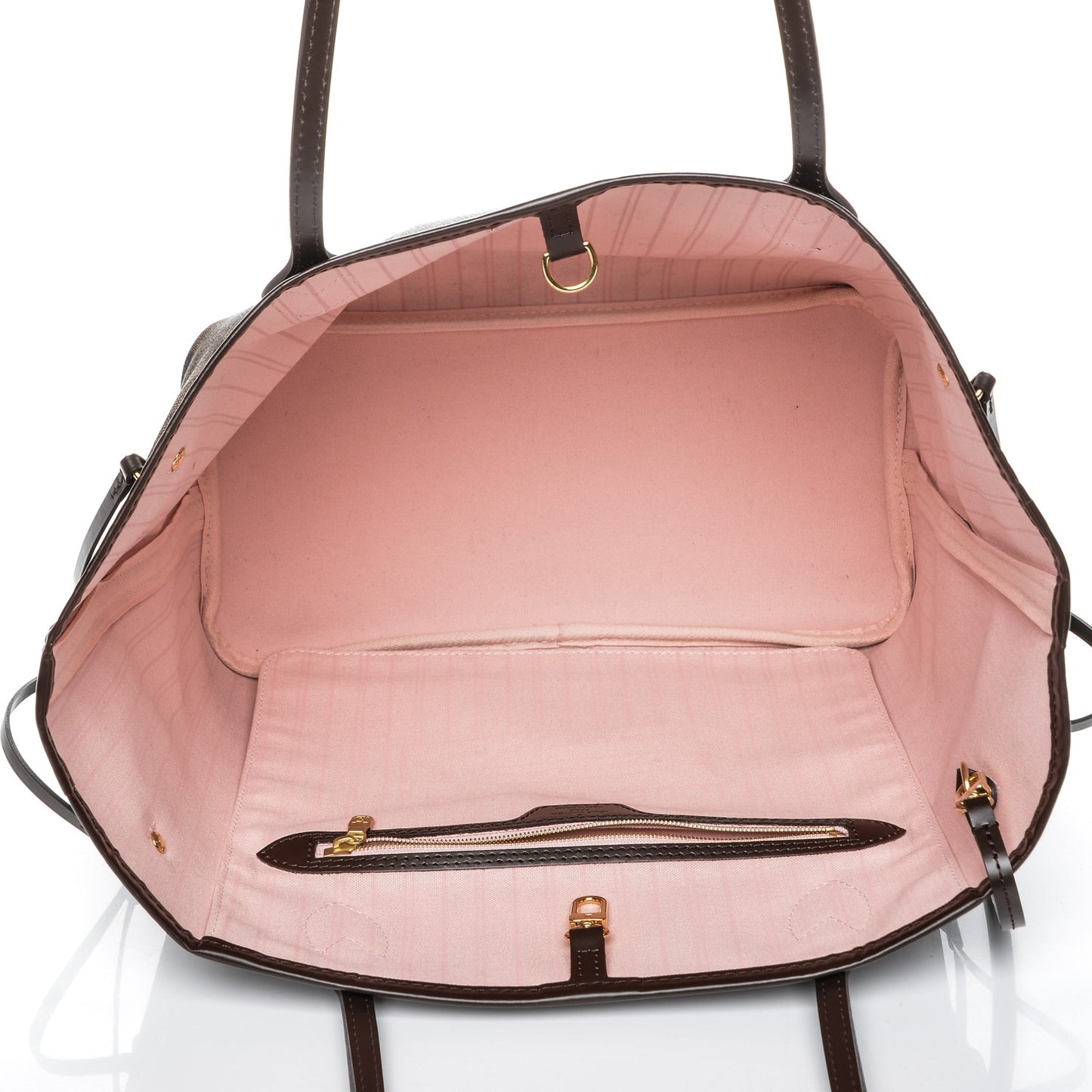 Damier Ebene Neo Neverfull MM Rose Ballerine