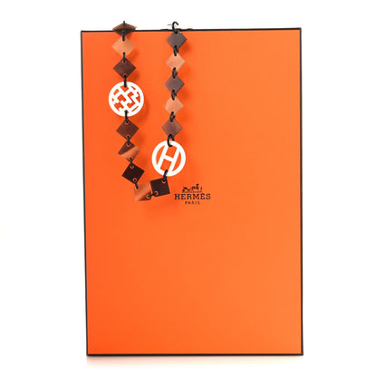 Hermes Buffalo Horn Lacquer Deva Necklace 5 of 5