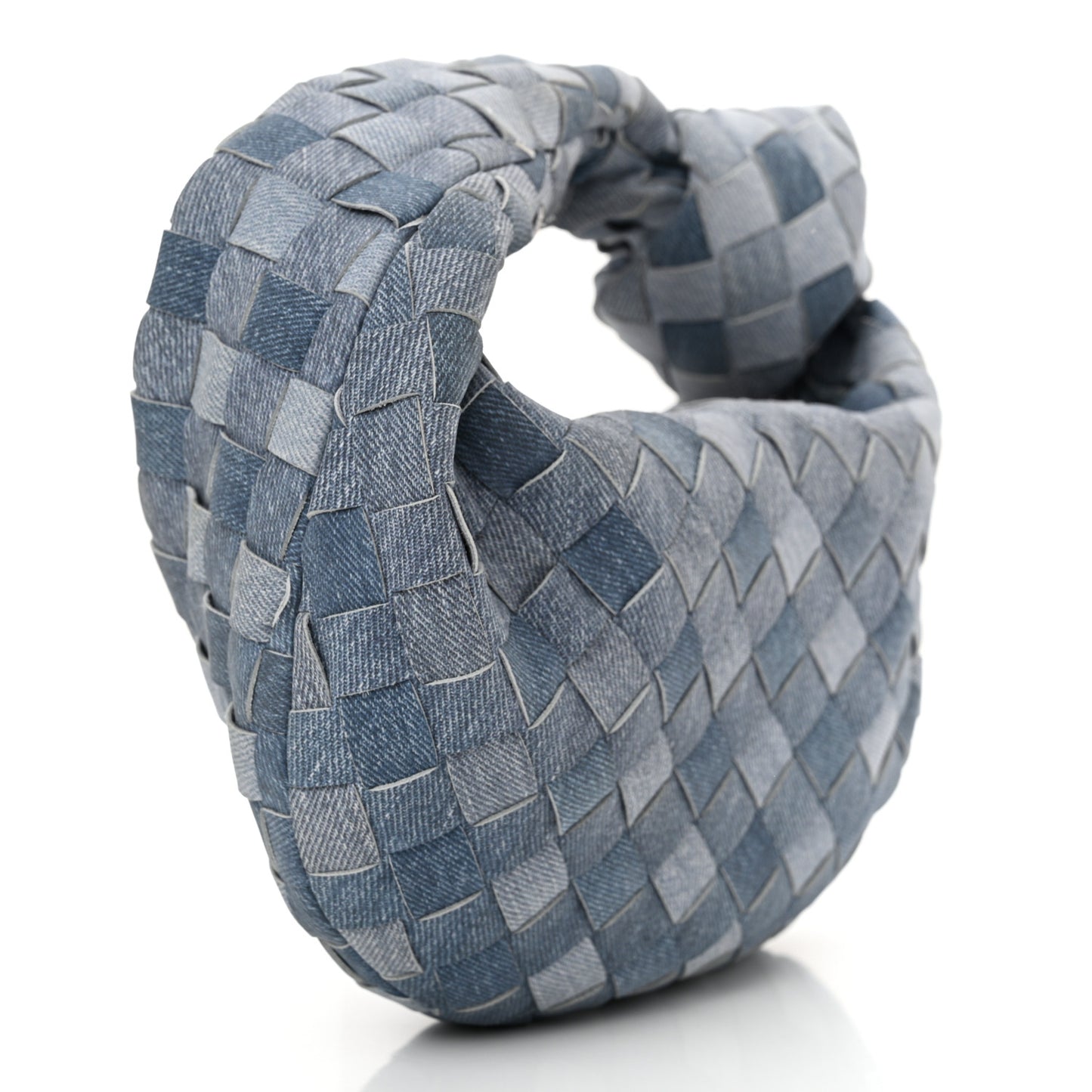 Nappa Denim Effect Intrecciato Mini Jodie Denim