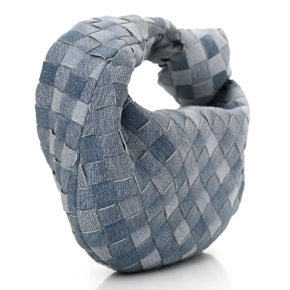 Bottega Veneta Nappa Denim Effect Intrecciato Mini Jodie Denim 3 of 10