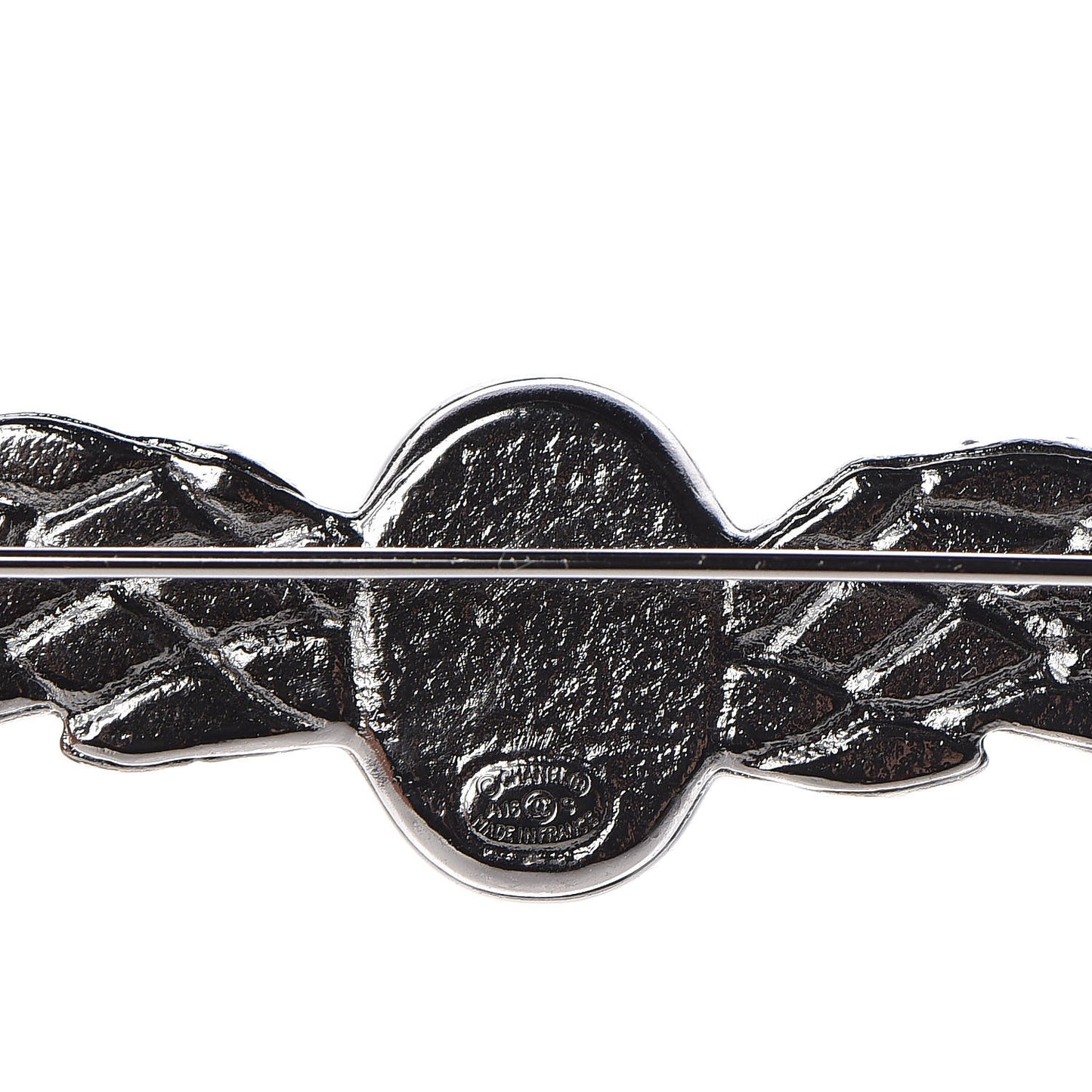 Ruthenium Crystal Wings Brooch