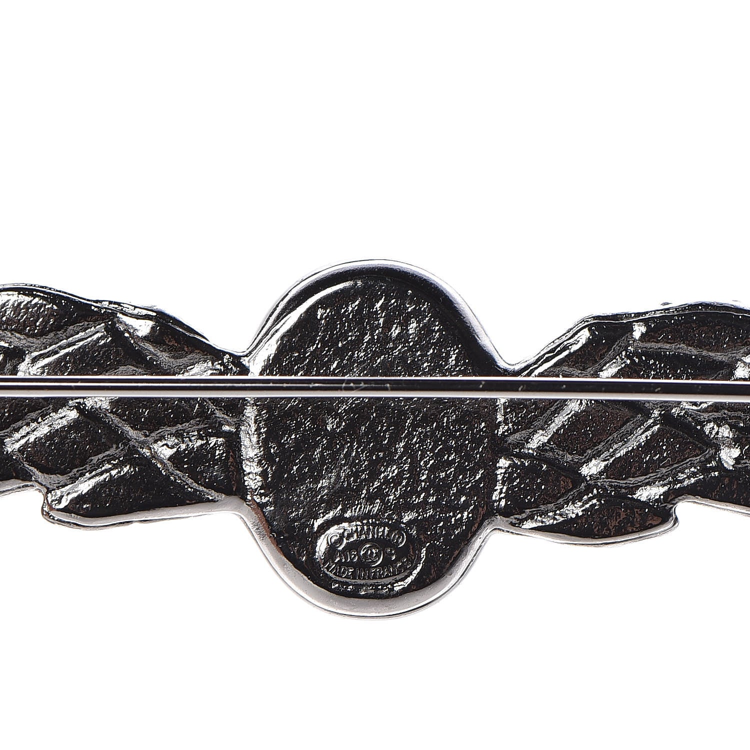 Chanel Ruthenium Crystal Wings Brooch 4 of 4