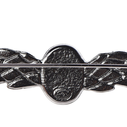 Chanel Ruthenium Crystal Wings Brooch 4 of 4