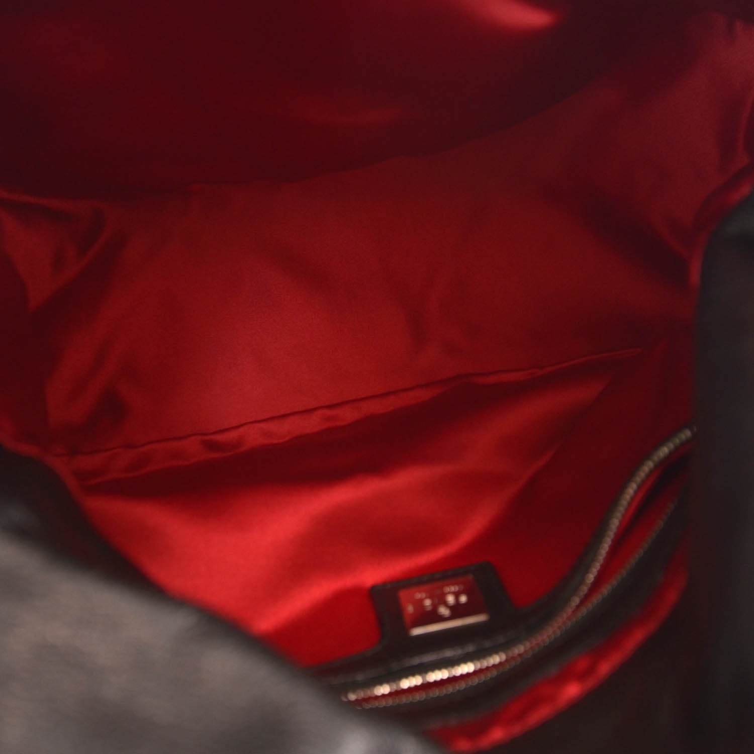 Fendi Leather Mama Baguette Black 7 of 7