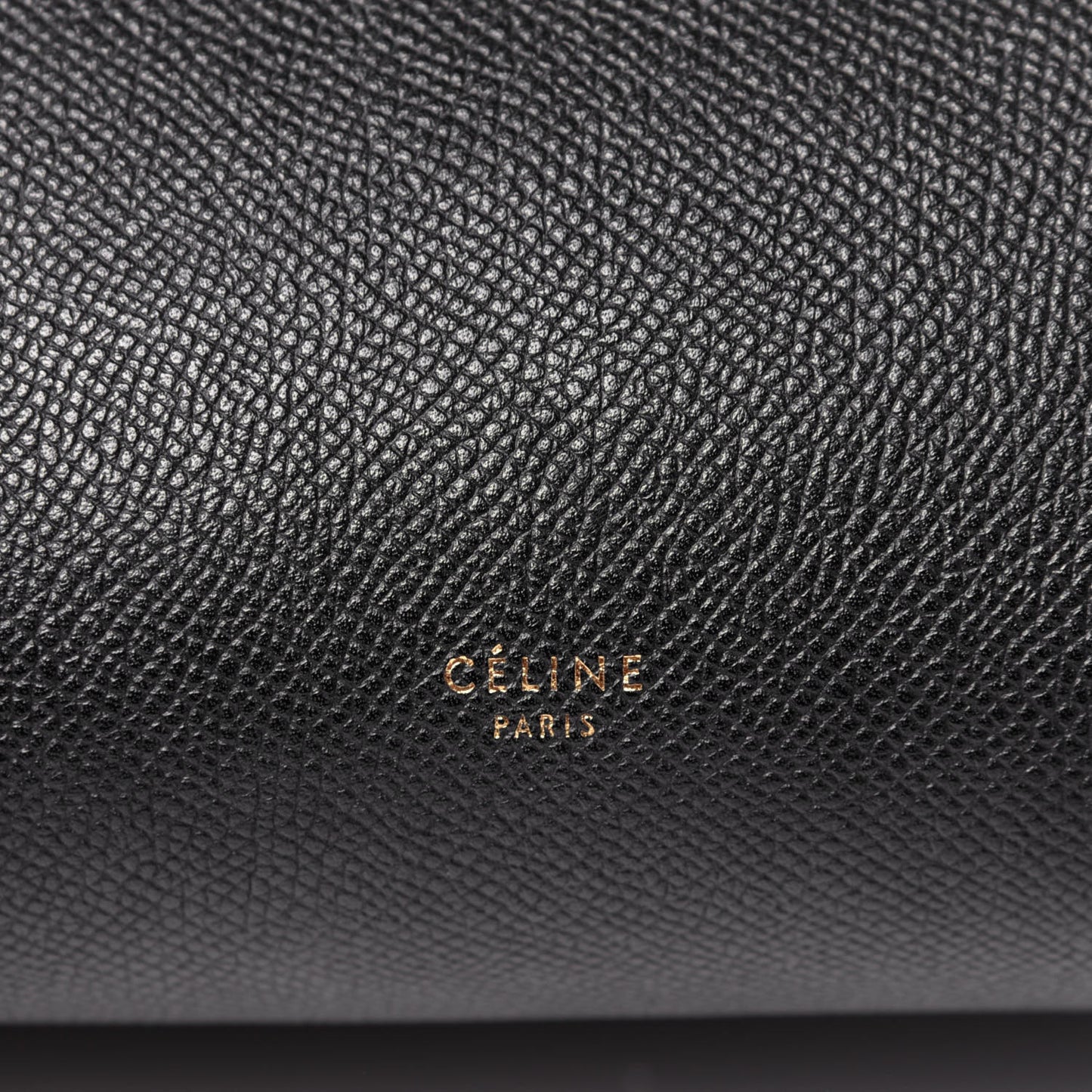 Grained Calfskin Small Belt Bag Black