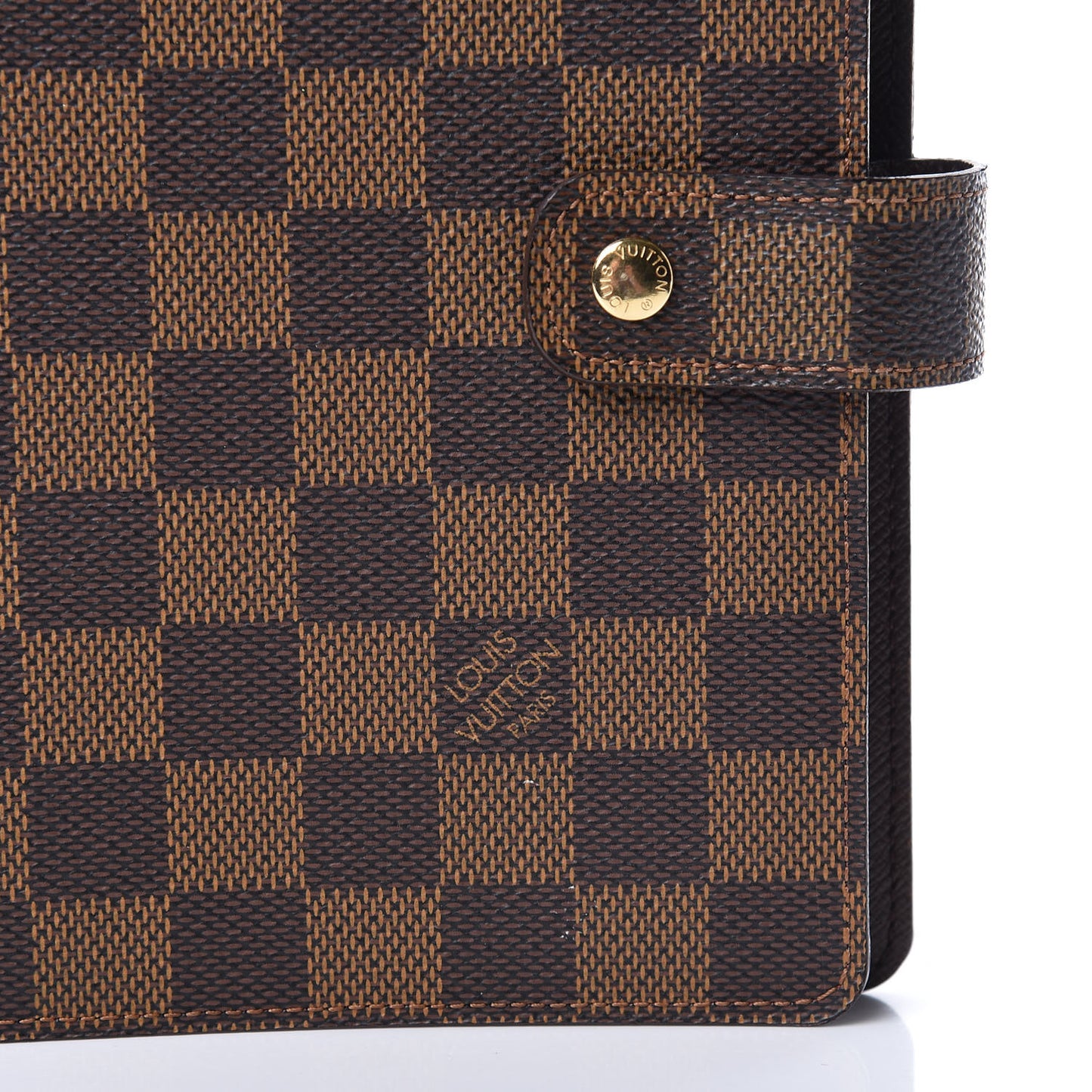 Damier Ebene Medium Ring Agenda Cover
