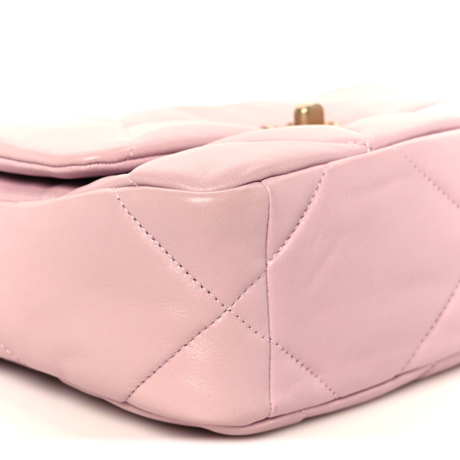 Chanel Lambskin Quilted Medium Chanel 19 Flap Light Pink 9 of 10