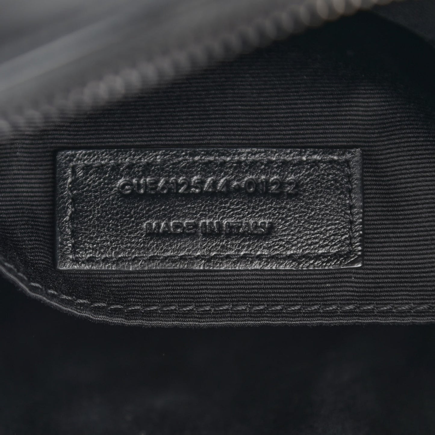 Calfskin Matelasse Monogram Lou Camera Bag Black