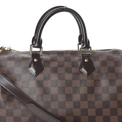 Louis Vuitton Damier Ebene Speedy Bandouliere 30 7 of 10