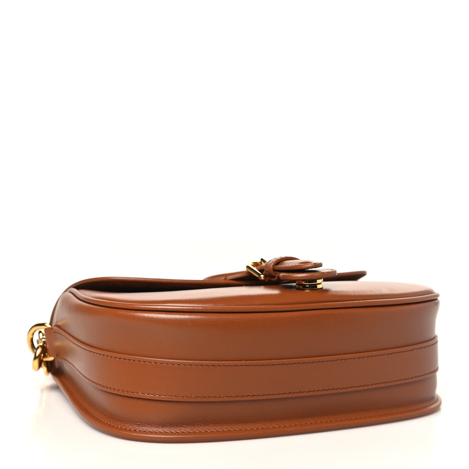 Christian Dior Box Calfskin Medium Bobby Flap Dark Tan 4 of 9