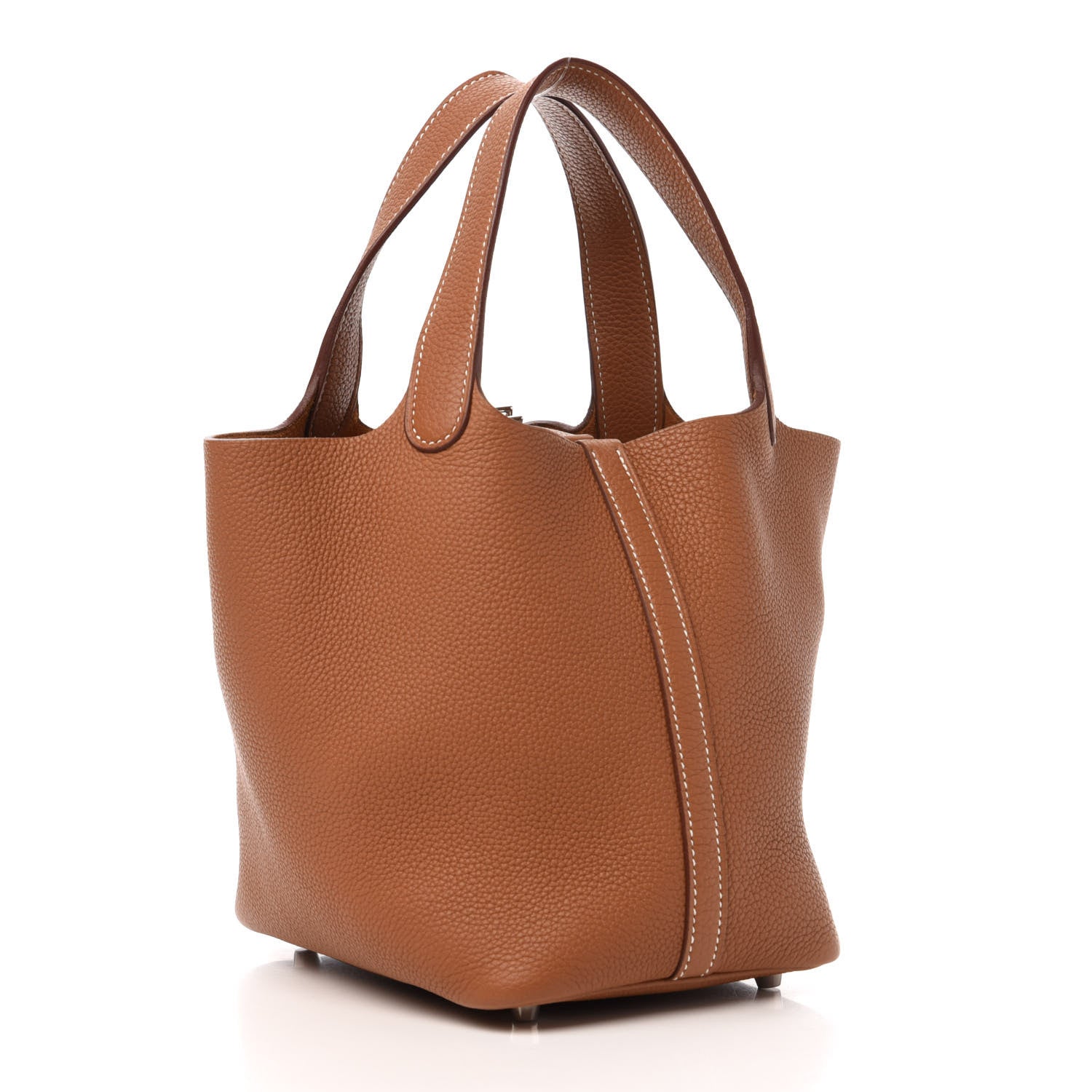 Hermes Taurillon Clemence Picotin Lock 18 PM Gold 3 of 11