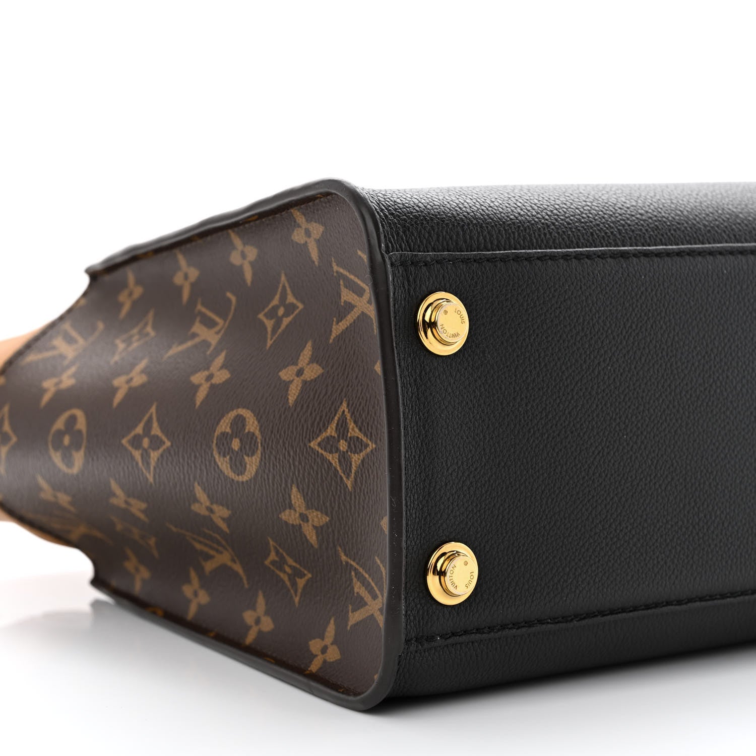 Louis Vuitton Calfskin Monogram On My Side Black 10 of 14