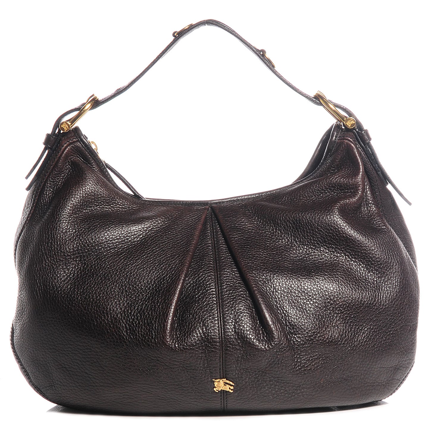 Leather Malika Hobo Dark Brown