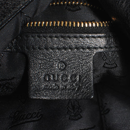 Gucci Leather Guccissima Medium Charlotte Hobo Black 6 of 7
