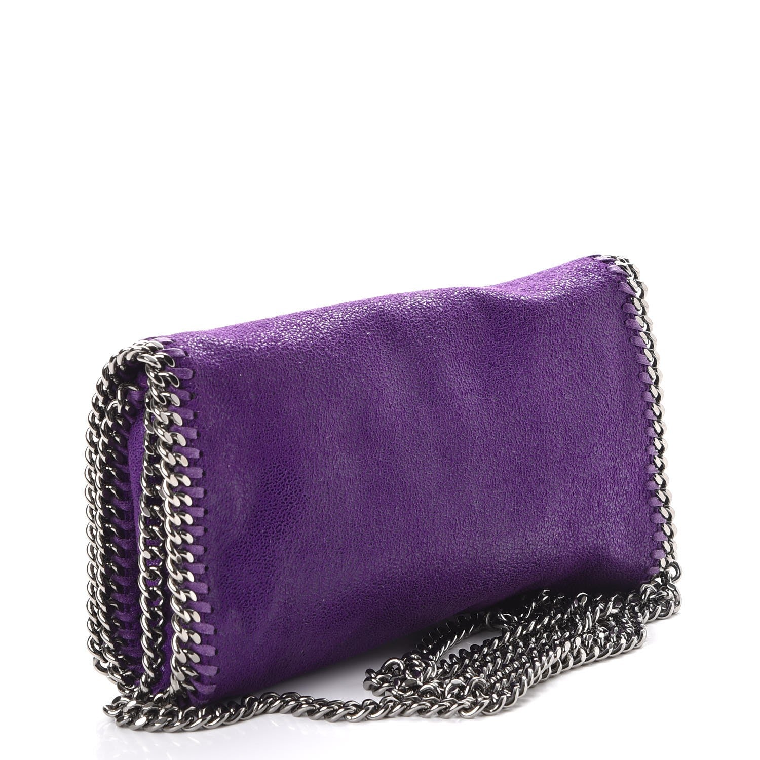 Stella McCartney Shaggy Deer Falabella Crossbody Bright Purple 4 of 8