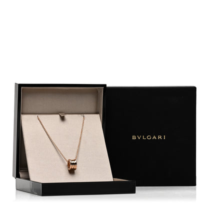 Bulgari 18K Rose Gold B.Zero1 Pendant Necklace 6 of 6
