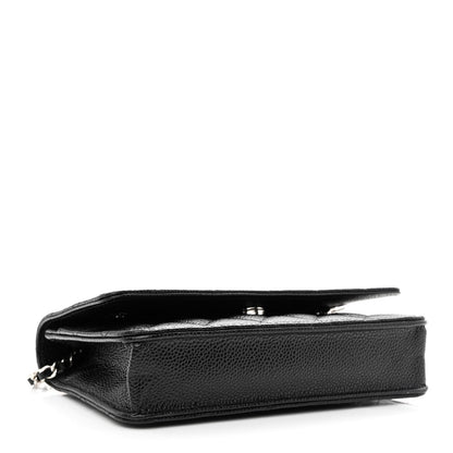 Chanel Caviar Quilted Wallet on Chain WOC Black 4 of 12