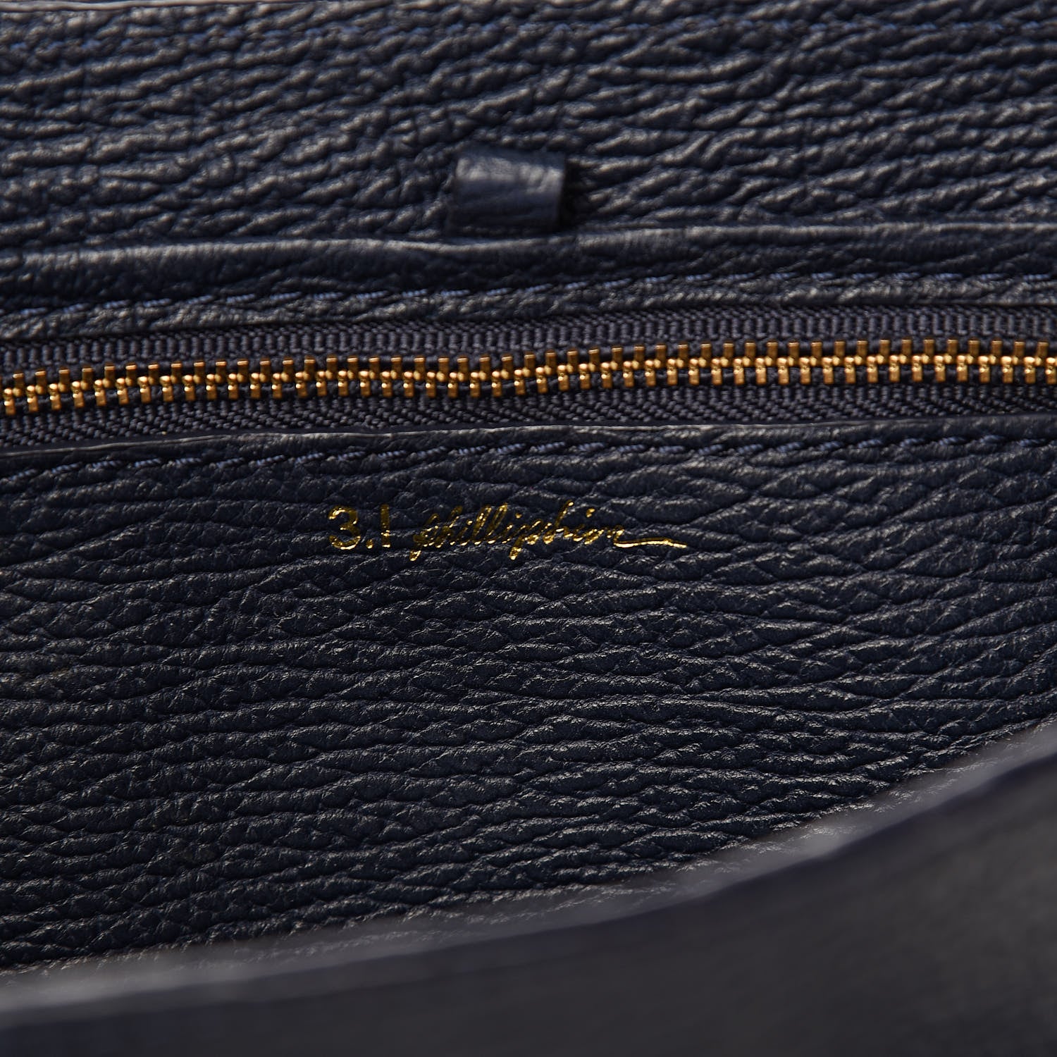 3.1 Phillip Lim 3.1 Textured Calfskin Mini Pashli Satchel Ink 6 of 16