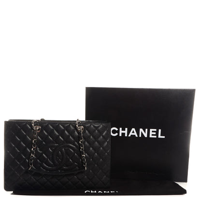 Chanel Caviar XL Grand Shopping Tote GST Black 4 of 8