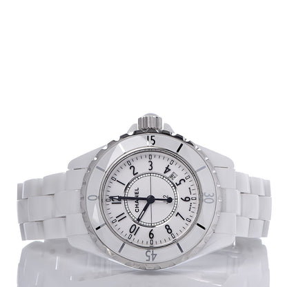Chanel Stainless Steel Ceramic 33mm J12 Quartz Watch White 3 of 11