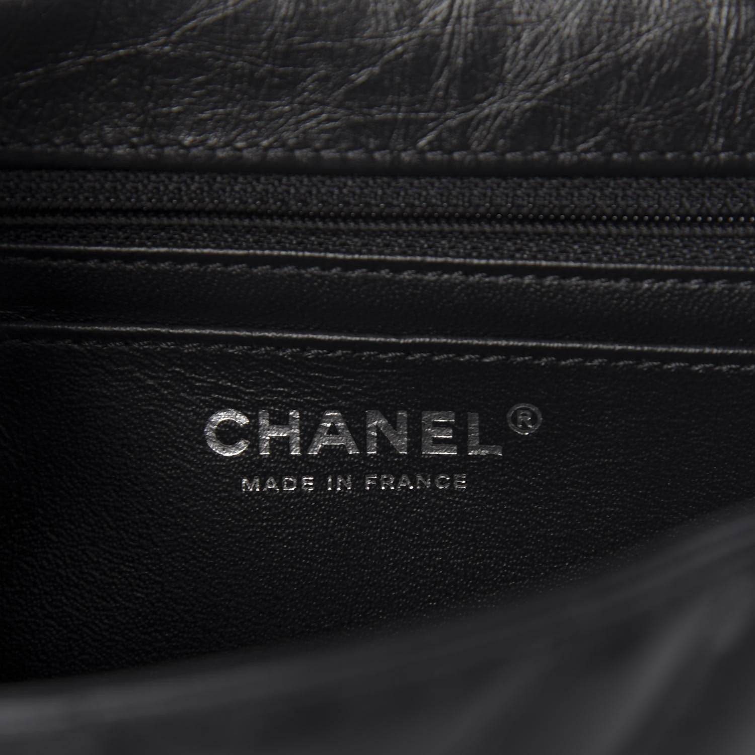 Chanel Aged Calfskin Chevron Quilted 2.55 Reissue Mini Flap So Black 8 of 9
