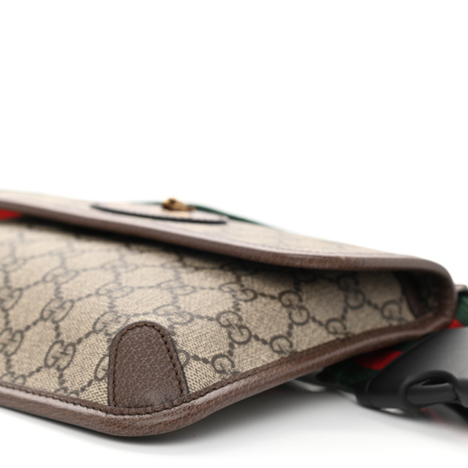 Gucci GG Supreme Monogram Neo Vintage Web Belt Bag Brown 8 of 8