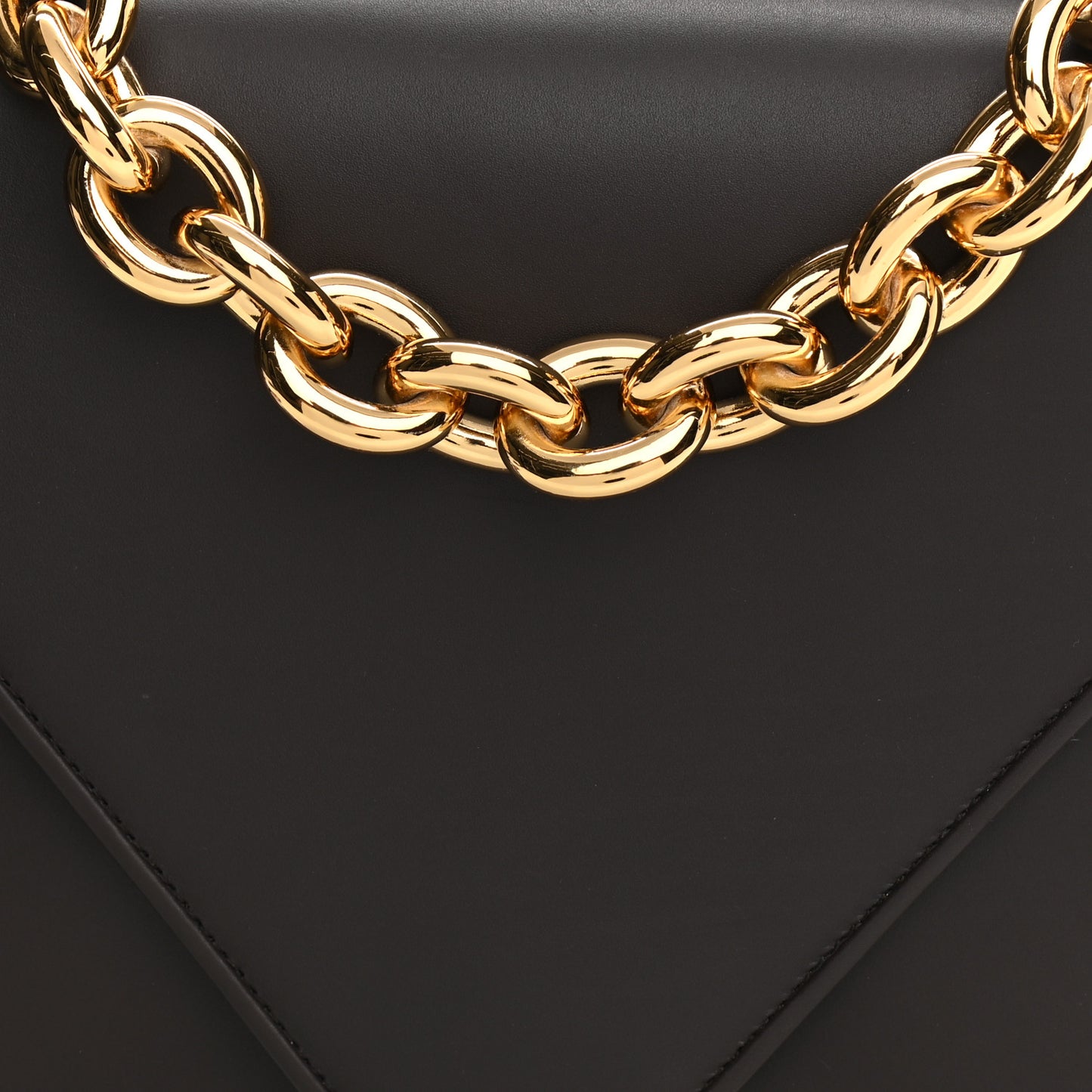 Calfskin Mount Envelope Bag Fondant