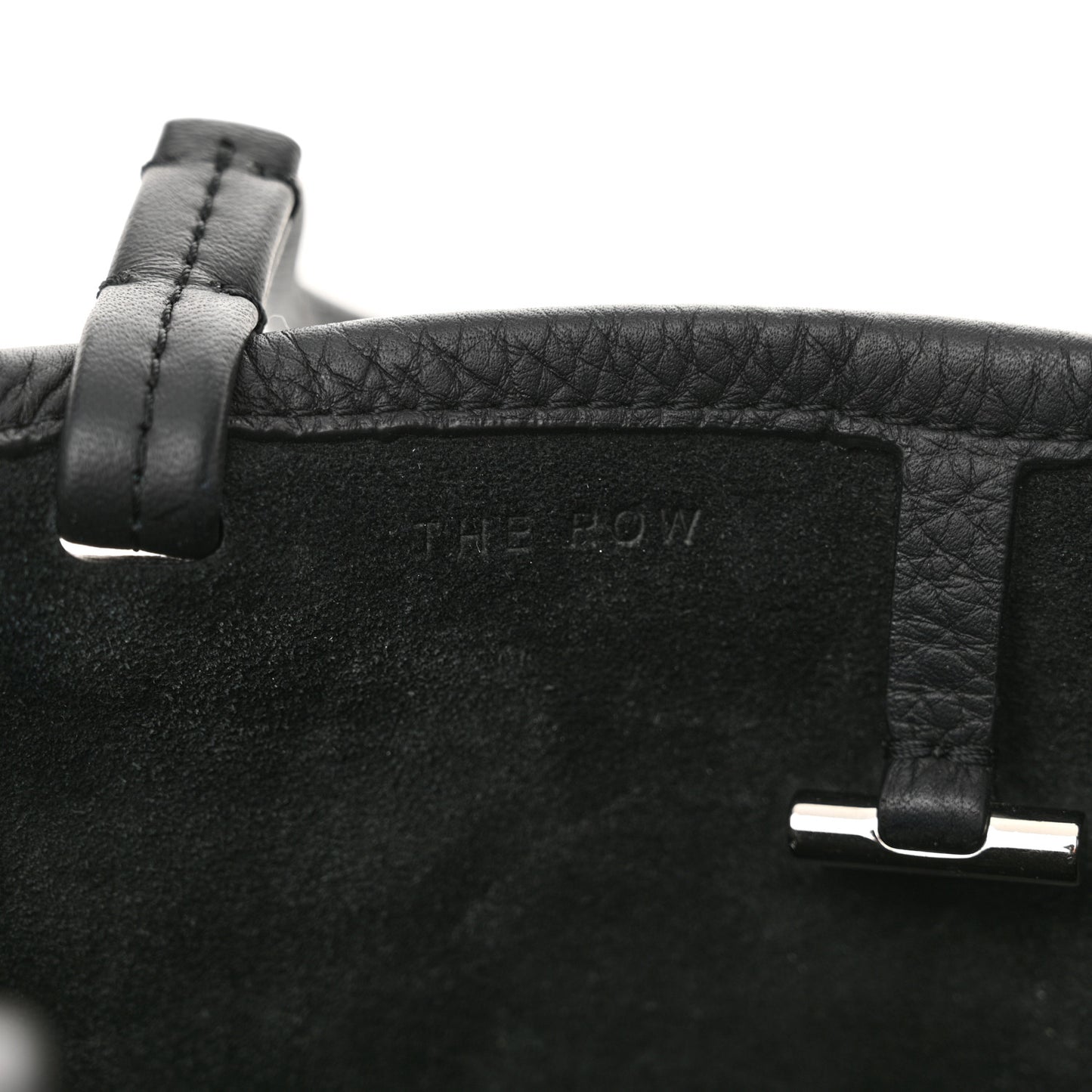 Grained Calfskin Small Park Tote Black