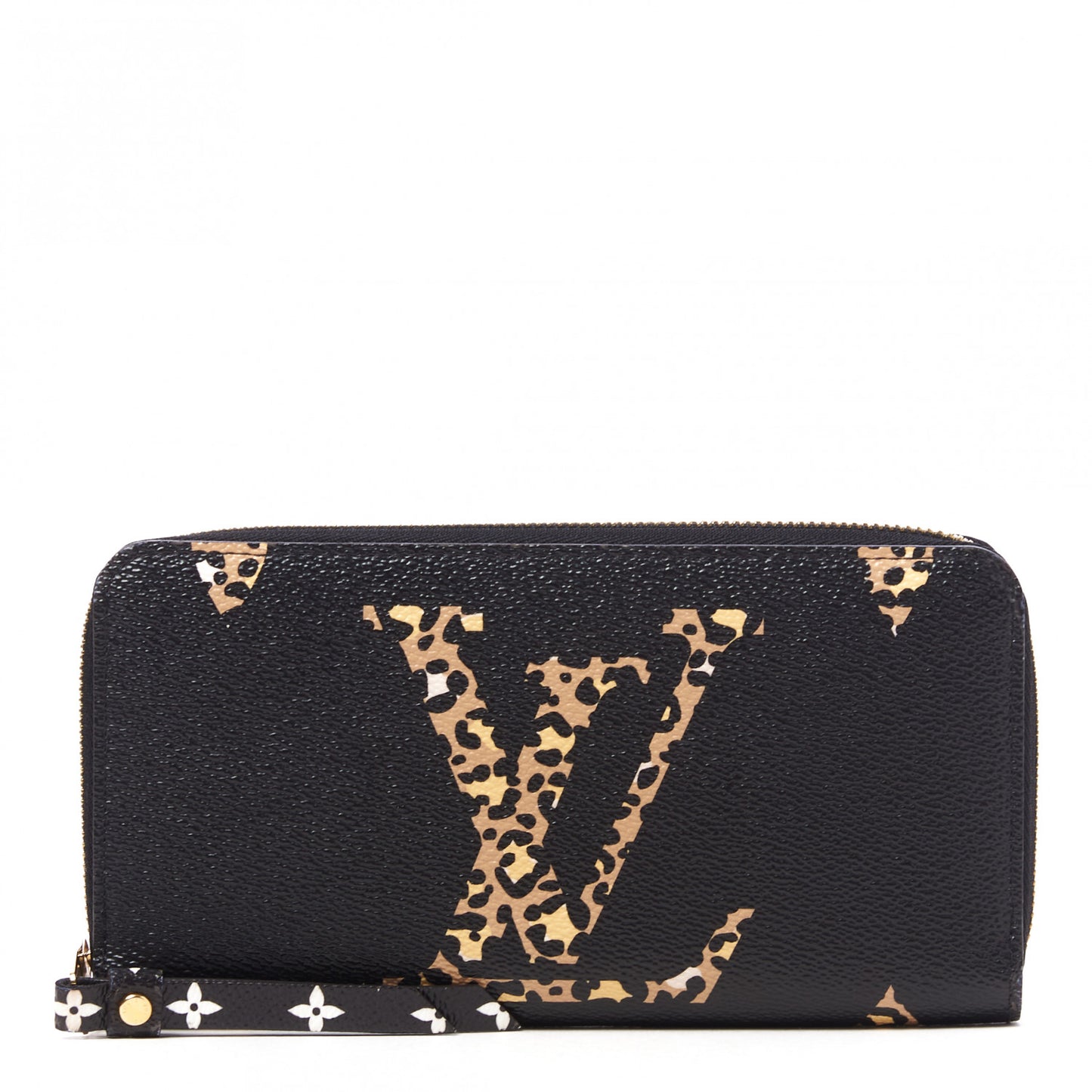 Monogram Giant Jungle Zippy Wallet Black