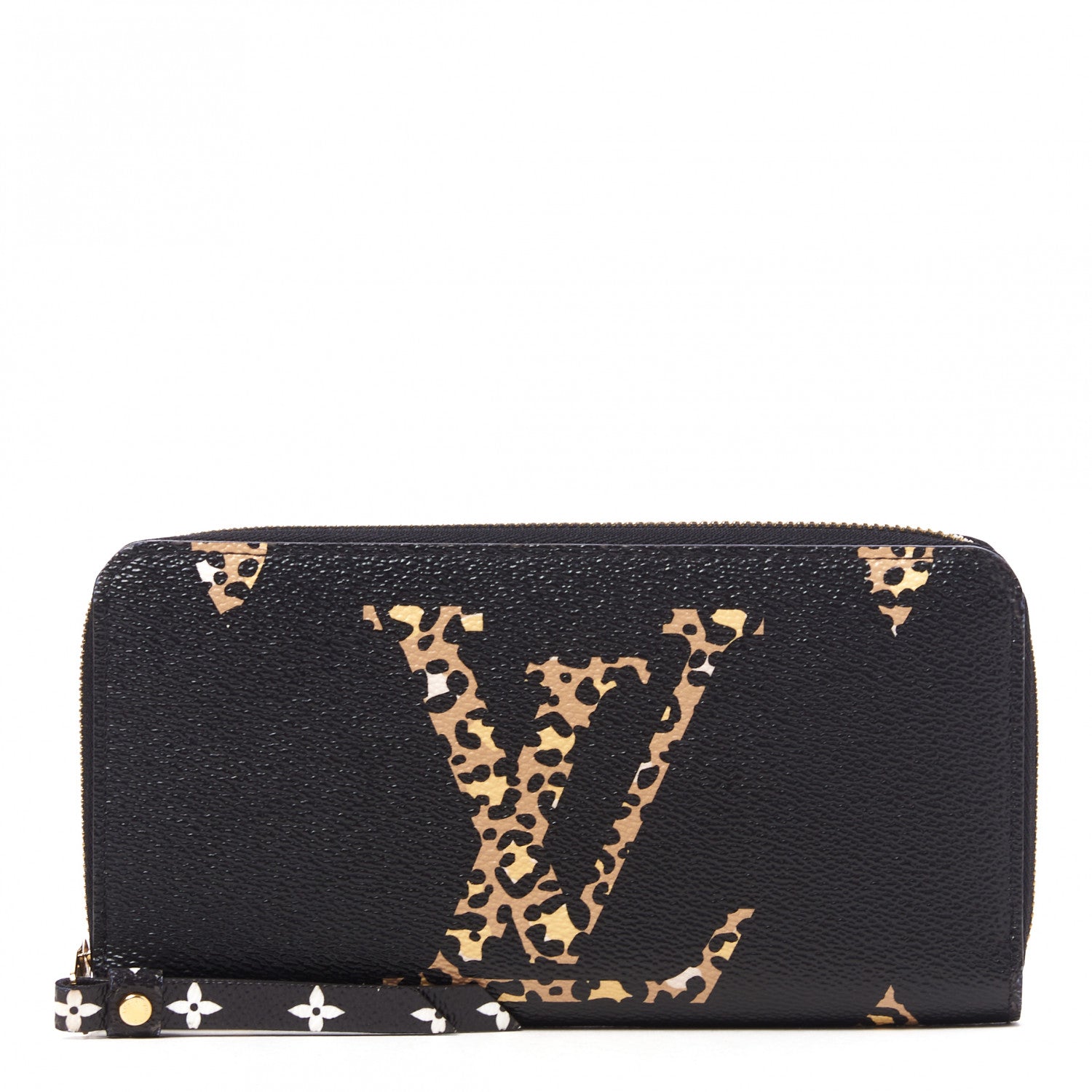Louis Vuitton Monogram Giant Jungle Zippy Wallet Black 1 of 8