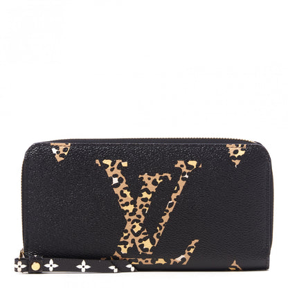 Louis Vuitton Monogram Giant Jungle Zippy Wallet Black 1 of 8